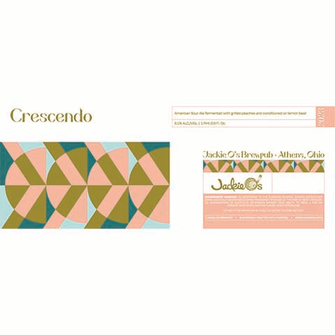 Jackie O's Crescendo Sour by Jackie O's Pub & Brewery, beer label