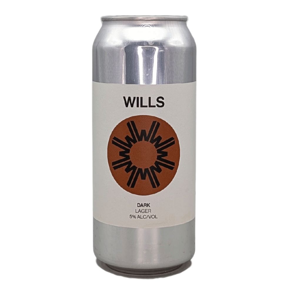 Dark Lager by Wills, beer label