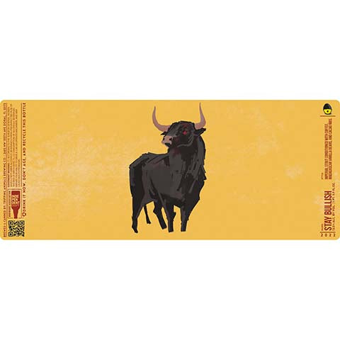 Tripping Animals Stay Bullish Imperial Stout by Tripping Animals Brewing Co., beer label