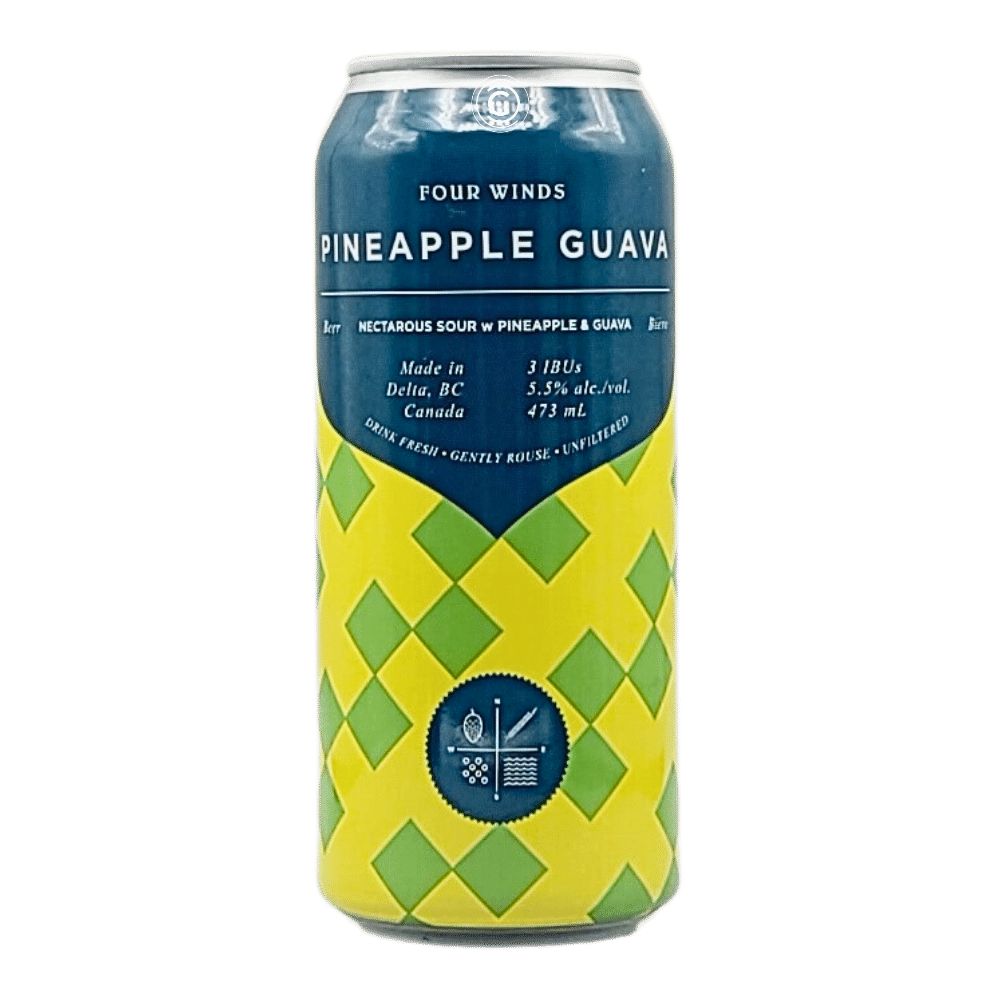 Co. Pineapple Guava Nectarous Dry Hopped Sour by Four Winds Brewing, beer label