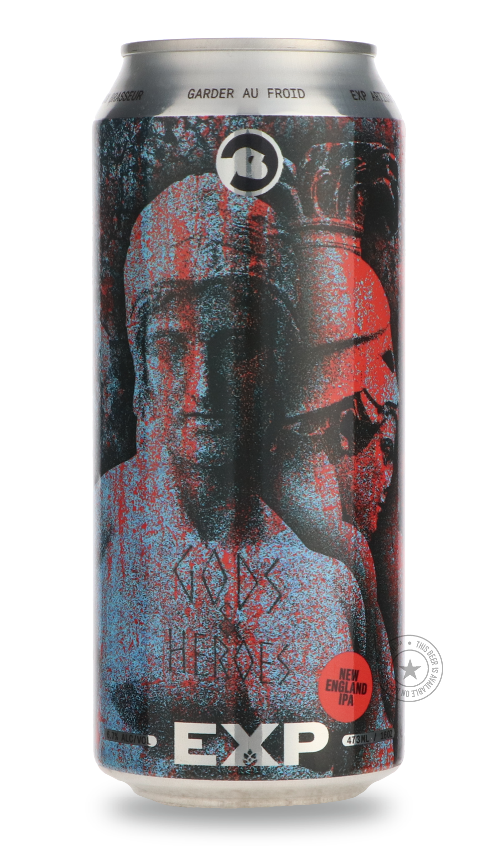 Gods & Heroes by EXP, beer label