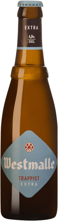 Westmalle Extra by Brouwerij Trappisten Westmalle, beer label