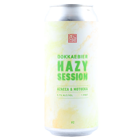 Dokkaebier Hazy Session (Azacca & Motueka) by Dokkaebier, beer label