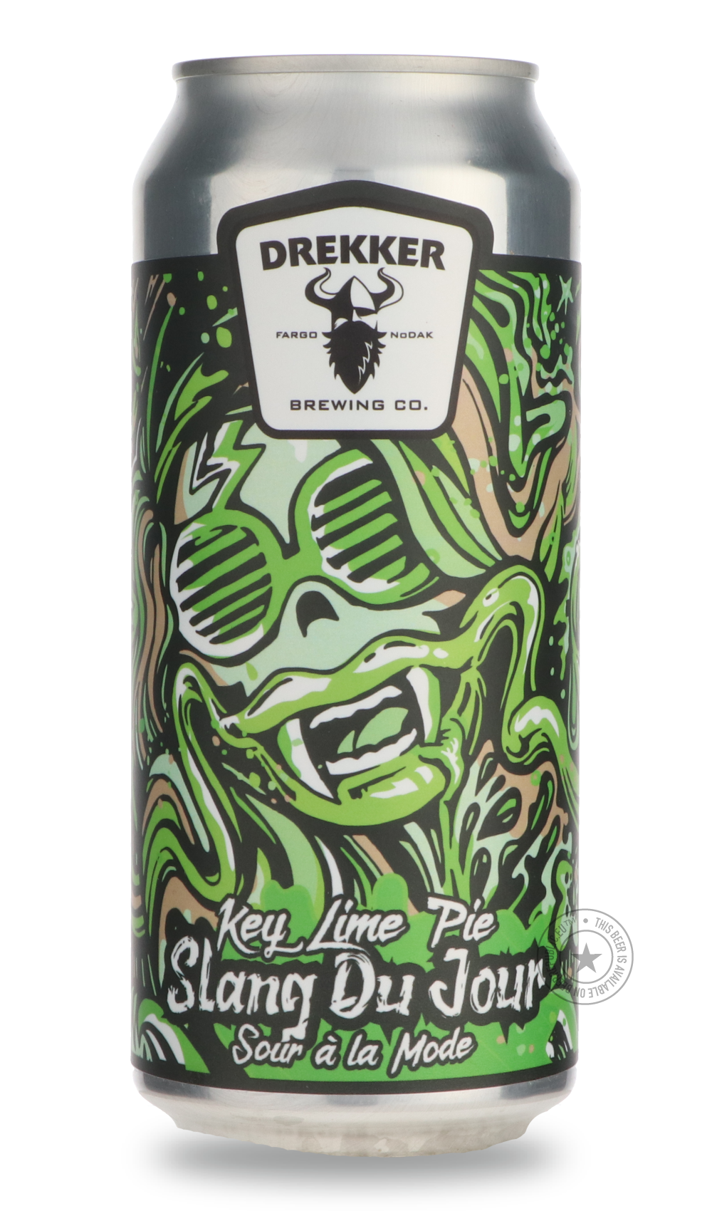 Slang Du Jour - Key Lime Pie by Drekker Brewing Company, beer label