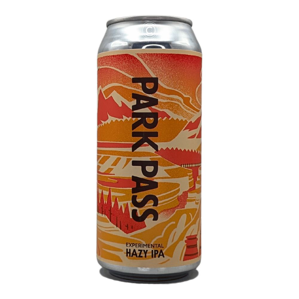 Park Pass 004 Hazy IPA by Born Brewing Co., beer label
