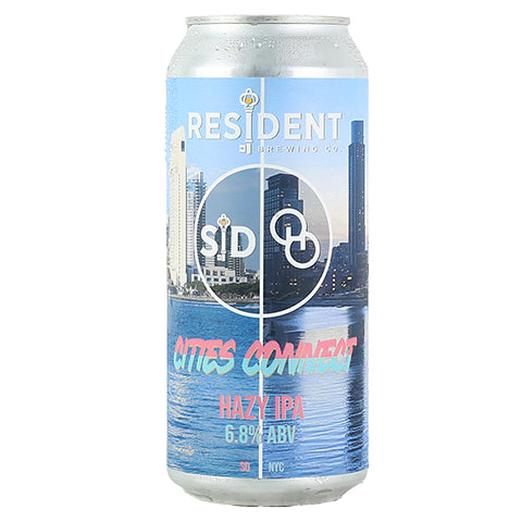Resident Cities Connect Hazy IPA by Resident Brewing, beer label