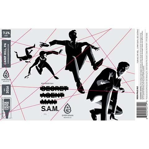 Ever Grain S.A.M. IPA by Ever Grain Brewing Co, beer label