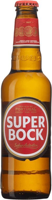 Super Bock by Super Bock Group, beer label