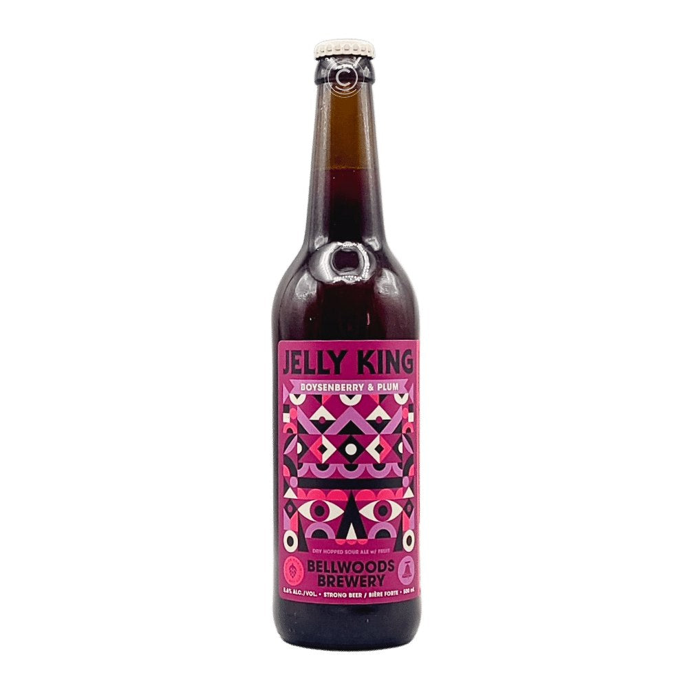 Jelly King Boysenberry Plum Sour by Bellwoods Brewery, beer label