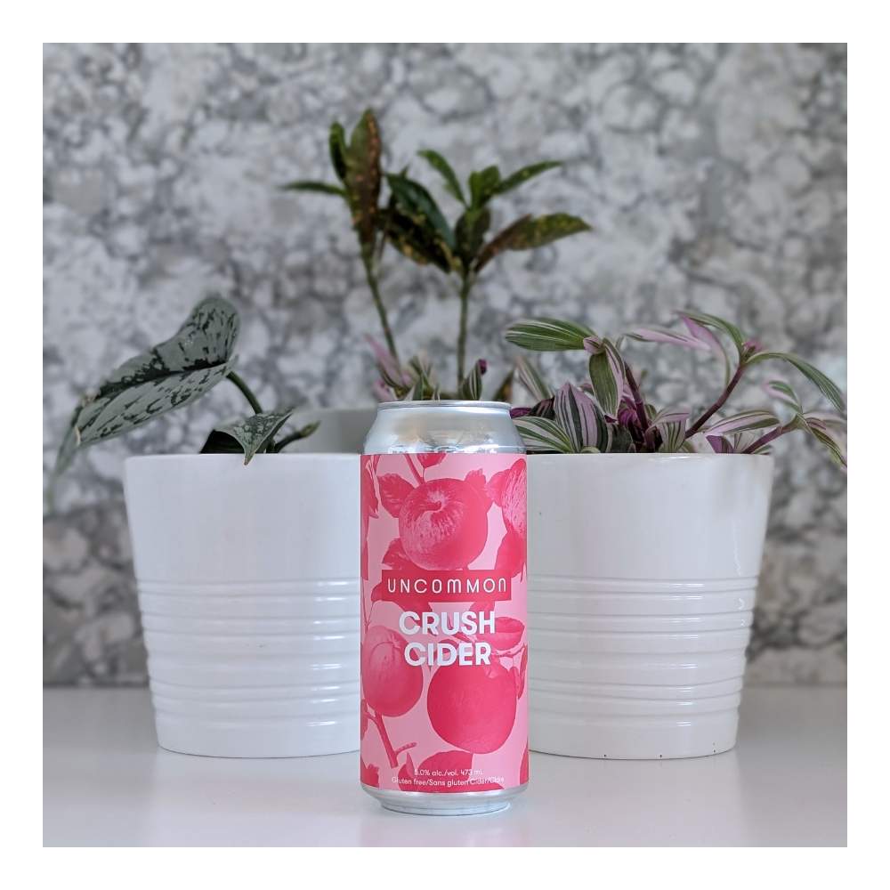 Crush Cider by Uncommon Cider Co., beer label