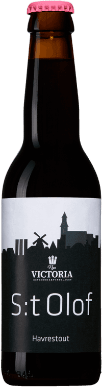 S:t Olof Havrestout by Bryggeriaktiebolaget Nya Victoria, beer label