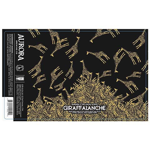 Aurora Giraffalance IPA by Aurora Brewing Co., beer label