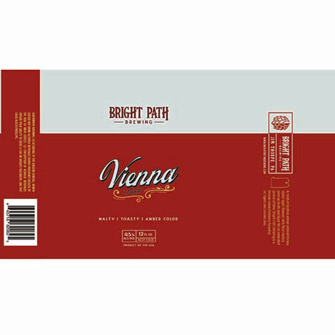 Bright Path Vienna Lager by Bright Path Brewing, beer label