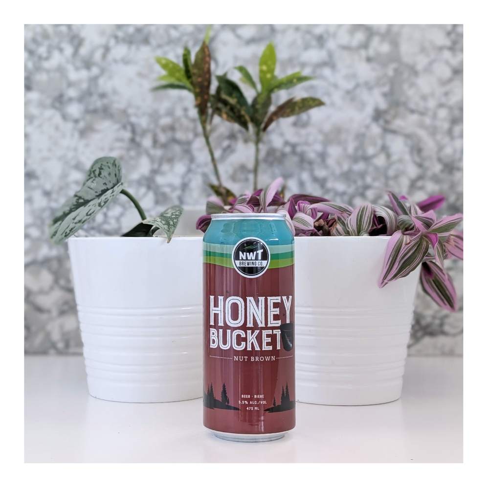 Honey Bucket Nut Brown Ale by NWT Brewing Company, beer label
