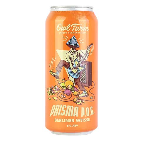Owl Farm Prisma P.O.G. Sour by Owl Farm Unique Fermentations, beer label