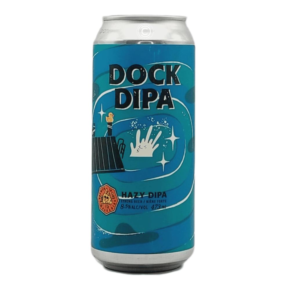 x Brewdock Dock DIPA Hazy Double IPA by Banished Brewing Limited, beer label