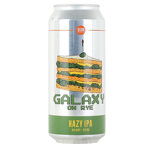 Silva Galaxy On Rye Hazy IPA by Silva Brewing, beer label