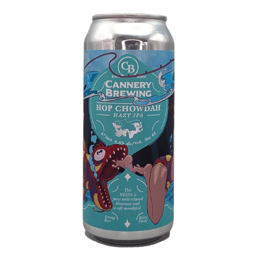 Hop Chowdah (2025) Hazy IPA by Cannery Brewing, beer label