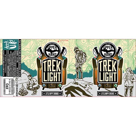 Upper Hand Trek Light by Upper Hand Brewery, beer label