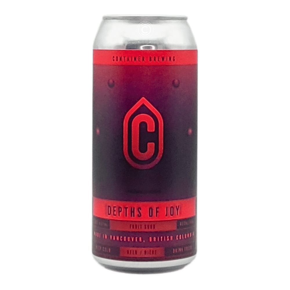 Depths of Joy Fruit Sour by Container Brewing Ltd., beer label