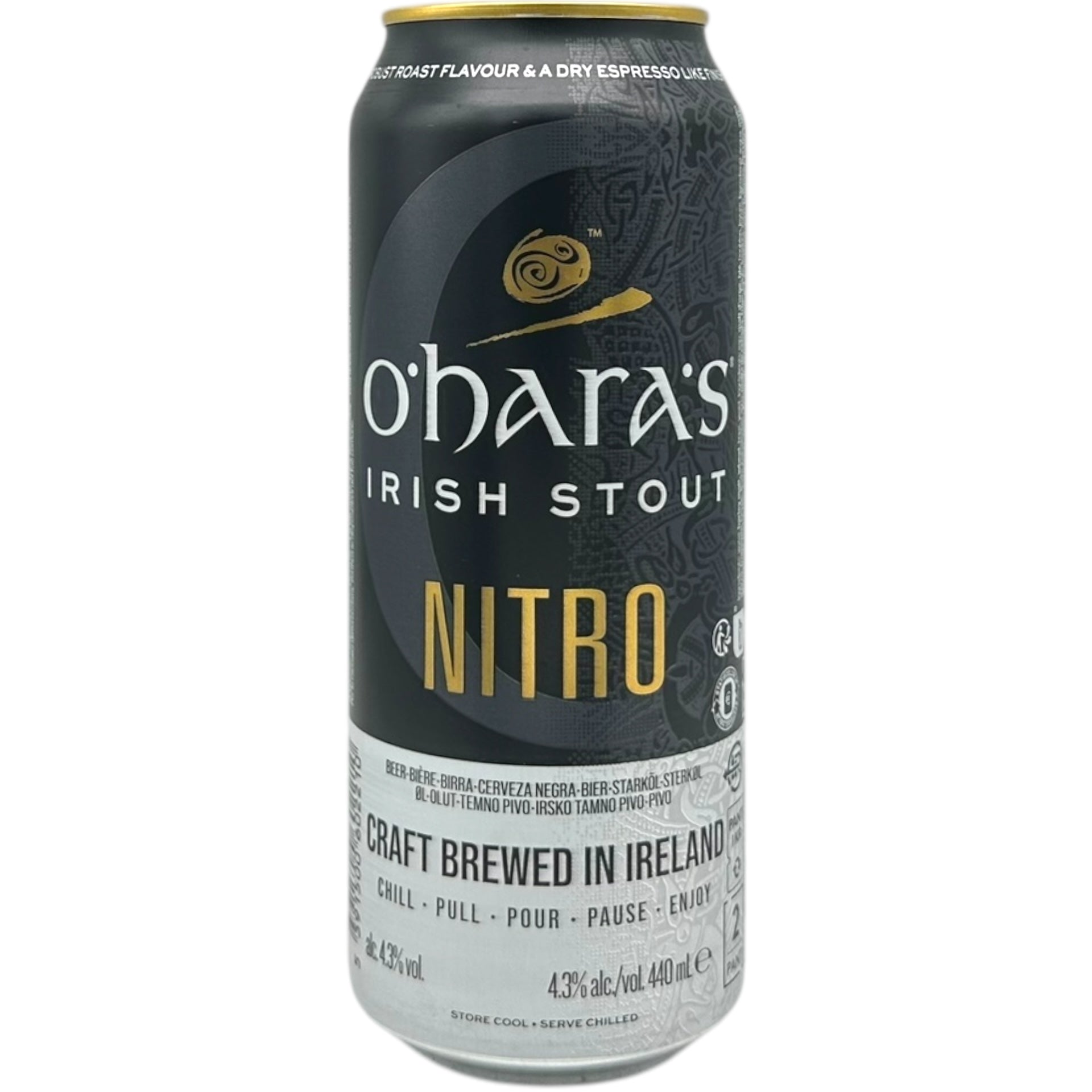 O'Hara's Irish Stout Nitro by O'Hara's Brewery, beer label