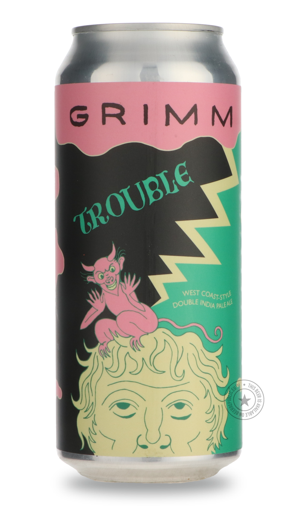 Trouble by Grimm, beer label