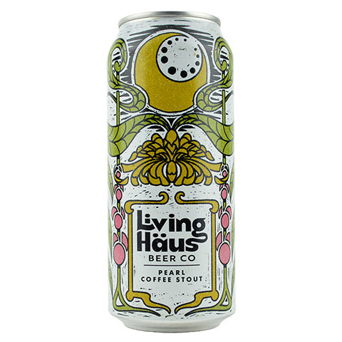 Living Häus Pearl Stout by Living Häus Beer Company, beer label