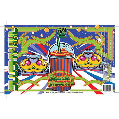 450 North Starship Shooters Slushy XXL Sour by 450 North Brewing Company, beer label