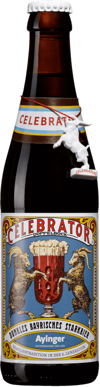 Ayinger Celebrator Doppelbock by Brauerei Aying, beer label