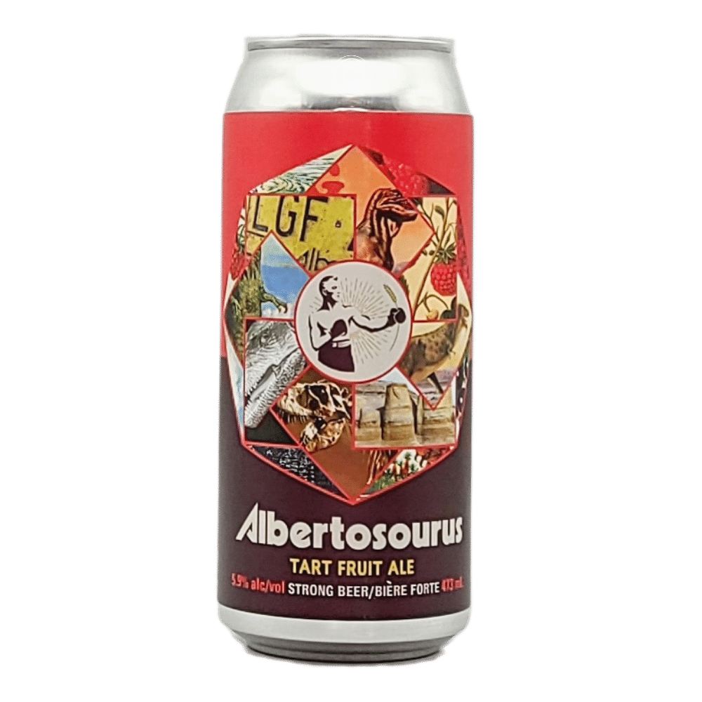 Albertosourus Tart Fruited Ale by Campio Brewing, beer label