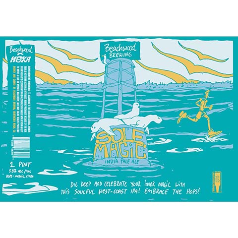 Beachwood Sole Magic IPA by Beachwood Brewing, beer label