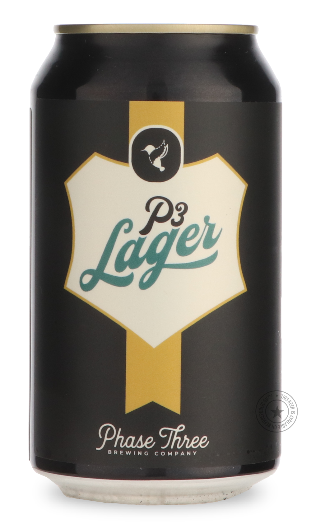P3 Lager by Phase Three Brewing Company, beer label