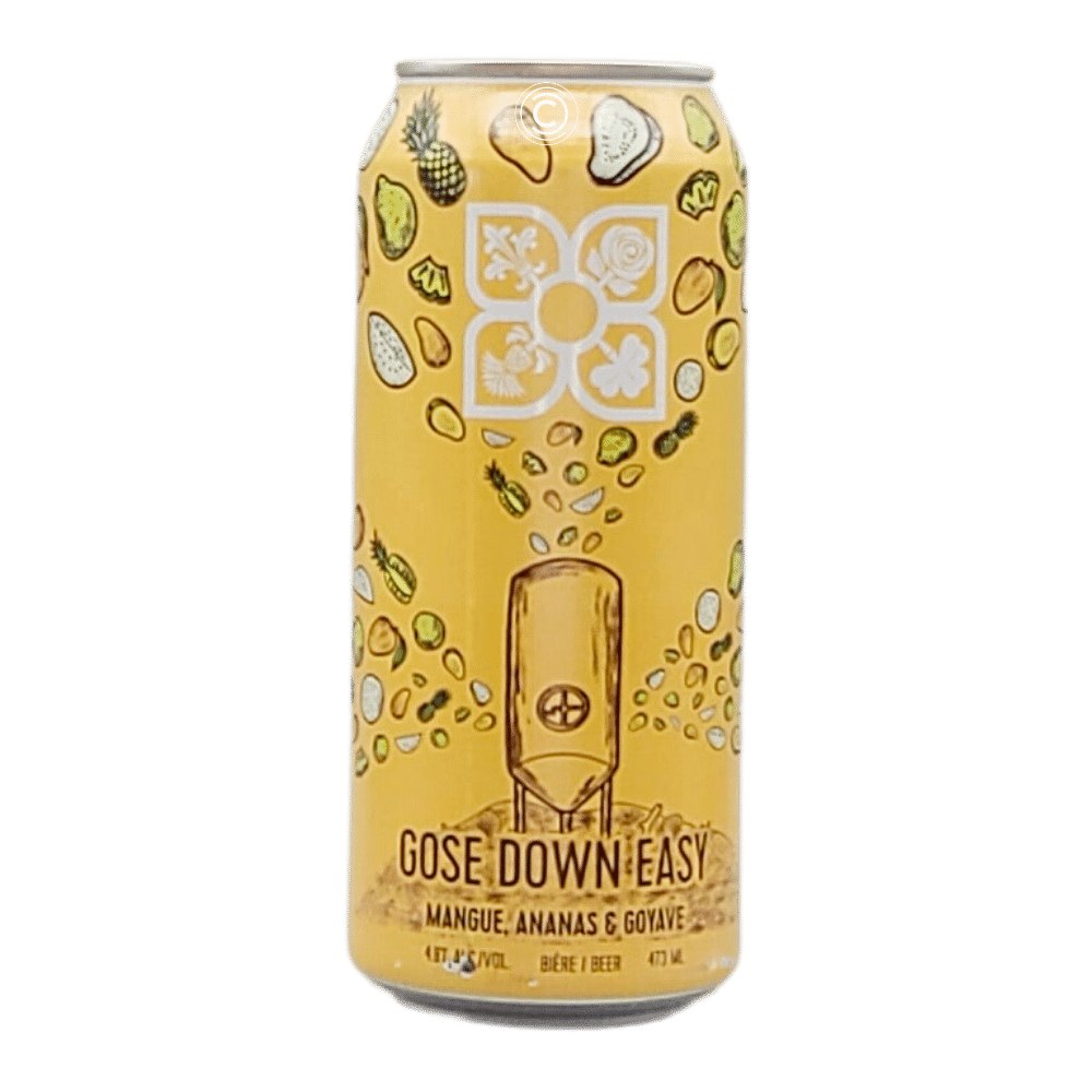 Gose Down Easy by 4 Origines Microbrewery, beer label