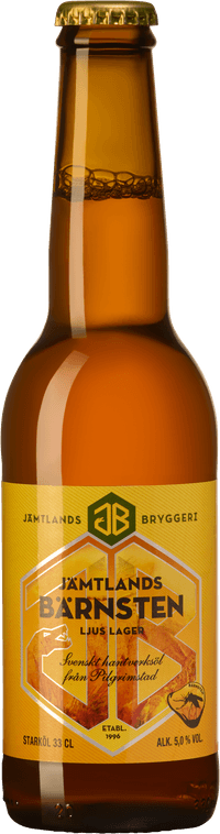 Jämtlands Bärnsten Ljus by Jämtlands Bryggeri, beer label