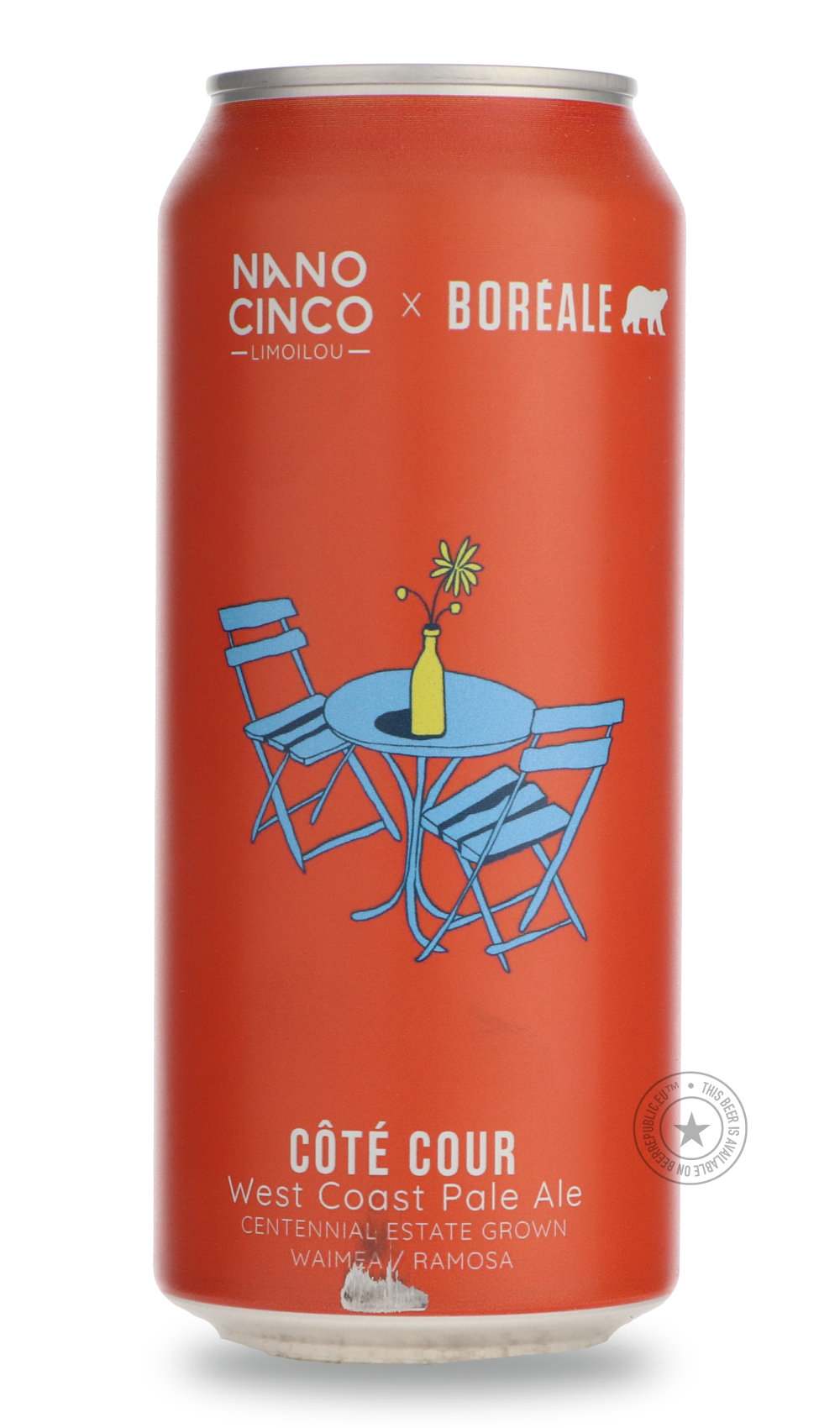 Côté Cour / Boréale by Nano Cinco, beer label