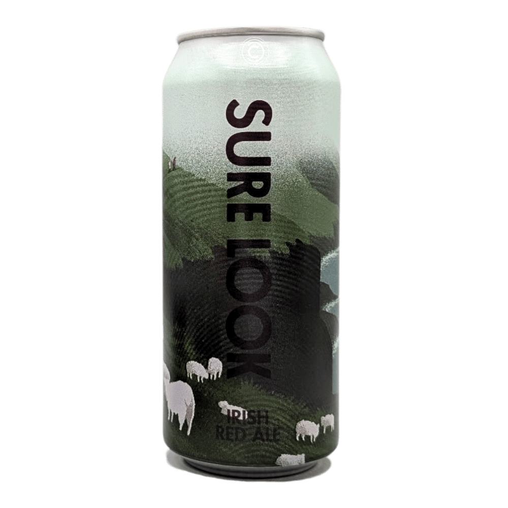 Sure Look Irish Red Ale by Born Brewing Co., beer label