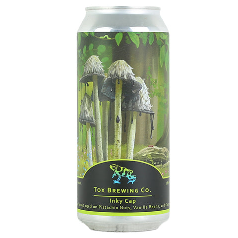 Tox Inky Cap Stout (Pistachio, Cacao, Vanilla) by Tox Brewing Company, beer label