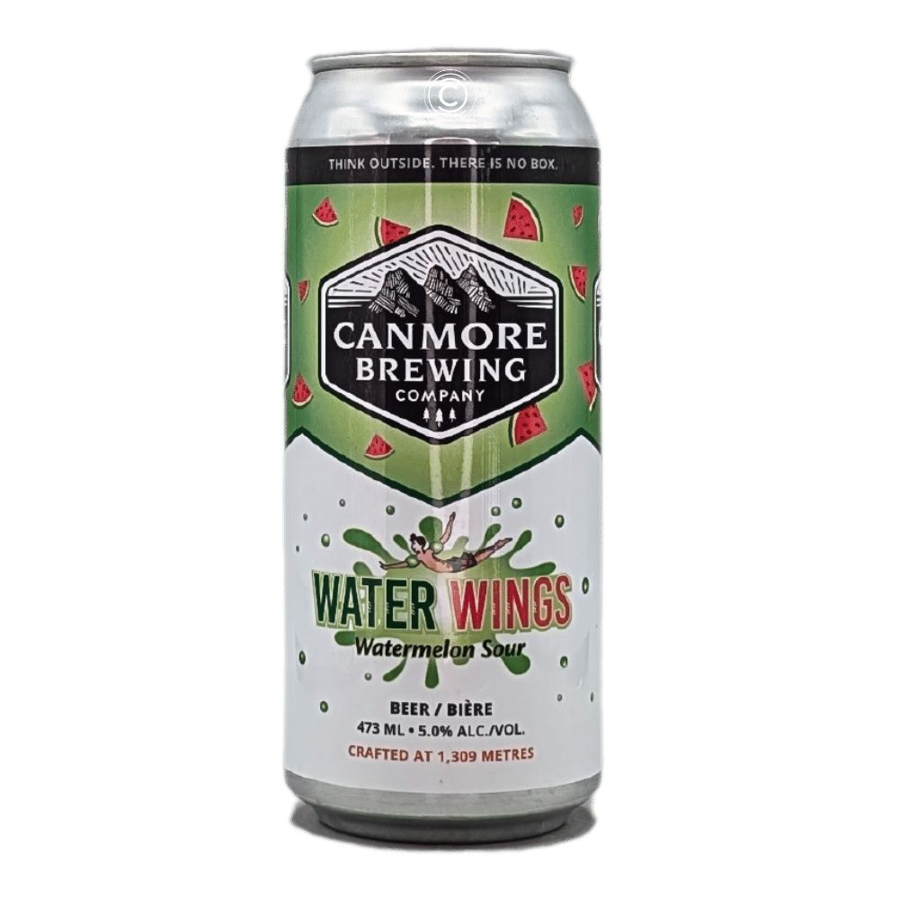 Water Wings Watermelon Sour by Canmore Brewing Company, beer label