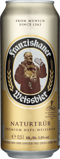 Franziskaner by Spaten-Franziskaner-Bräu, beer label
