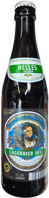 Augustiner Lagerbier Hell by Augustiner-Bräu, beer label