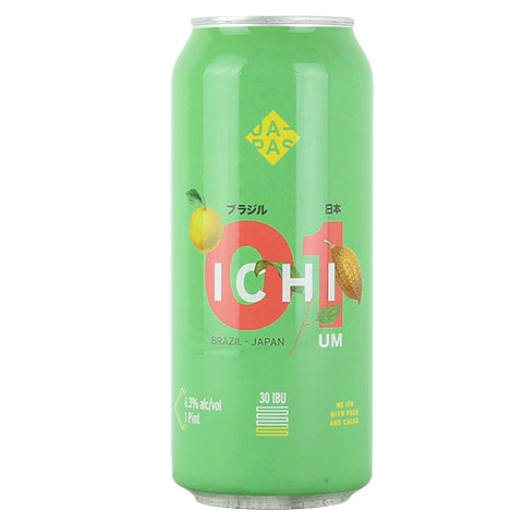 Japas Ichi-UM IPA by Japas Cervejaria, beer label