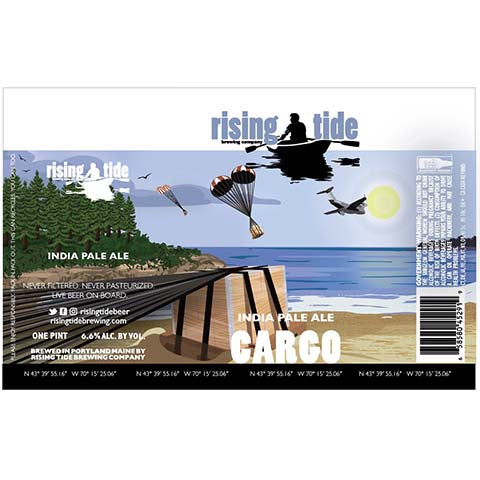 Rising Tide Cargo IPA by Rising Tide Brewing Co, beer label