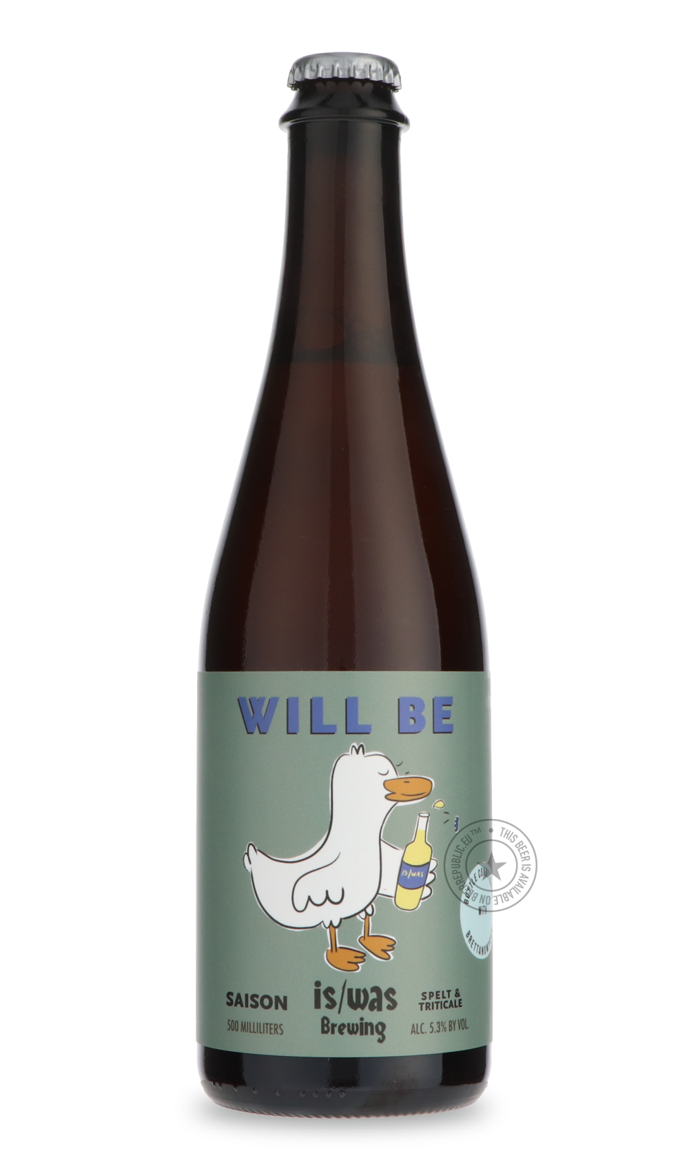 Will Be bottle conditioned with Brettanomyces by is/was, beer label