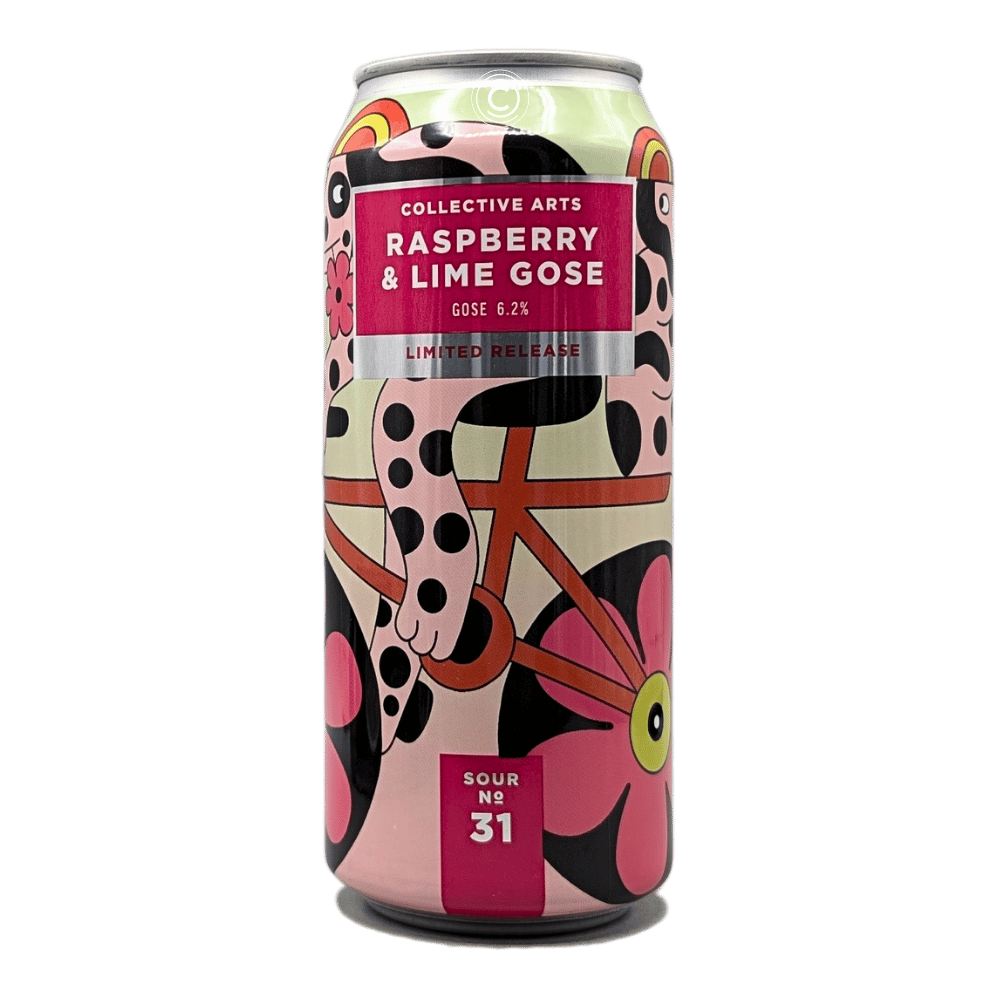 Raspberry & Lime Gose by Collective Arts Brewing, beer label