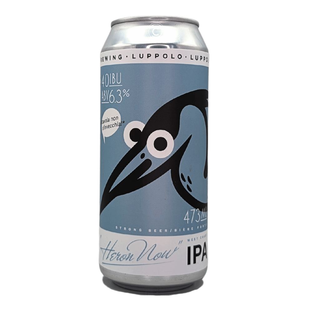 Co. Heron Now West Coast IPA by Luppolo Brewing Co, beer label