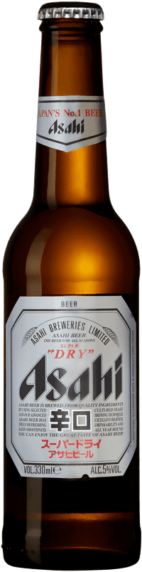 Asahi Super Dry by Asahi Beer, beer label