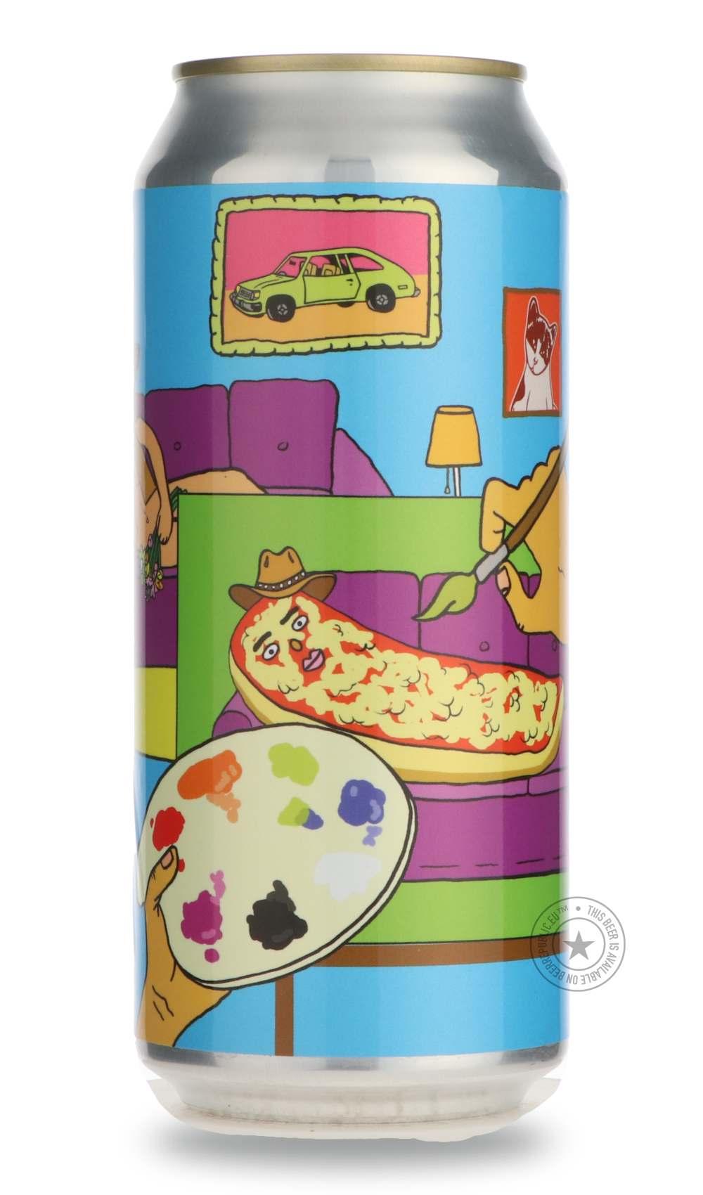 Paint Me Like One of Your French Bread Pizzas (Citra, Simcoe, And Phantasm) by Hoof Hearted Brewing, beer label