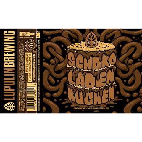 Lupulin Schoko Laden Kuchen Imperial Pastry Stout by Lupulin Brewing, beer label