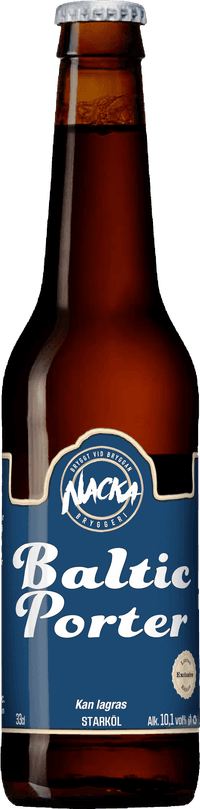Baltic Porter by Nacka Bryggeri, beer label