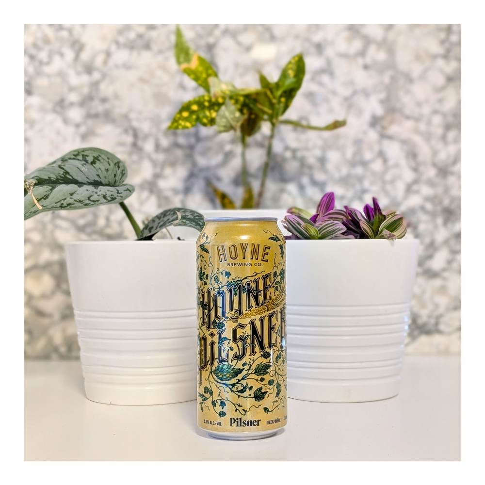 Hoyne Pilsner by Hoyne Brewing Co., beer label